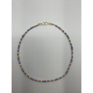 Radiance in Color – Handmade Beaded Necklace